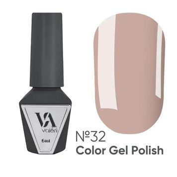 Гель-лак Valeri Color №32 бледно-лилово-бежевый, 6 мл GVA032 фото