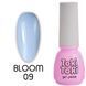 Гель-лак Toki-Toki Bloom 09, колір весняного неба, 5 мл