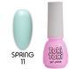 Гель-лак Toki-Toki Spring 11, бірюзовий, 5 мл