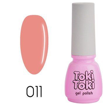 Гель-лак Toki Toki 011, 5 мл, коралово-рожевий TT011 фото