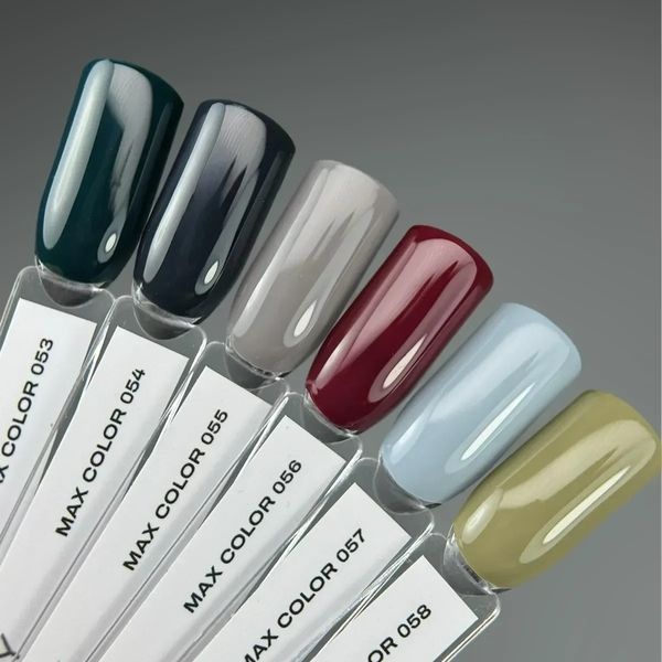 Набір гель-лаків Gemely ex GA&MA Max Color (6 мл) 10 шт + 1 в ПОДАРУНОК (Кольори на вибір) MN114 фото