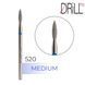 Фреза алмазна DRILL ME №520 Полум&rsquo;я 2.1 мм, синя насічка DRILLME520 фото 1