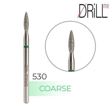Фреза алмазная DRILL ME №530 Пламя 2.1 мм, зеленая насечка DRILLME530 фото