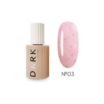Камуфлююча база DARK PRO Base Pink Potal 3 рожевий з вкрапленнями фольги, 15 мл DPPB0315 фото