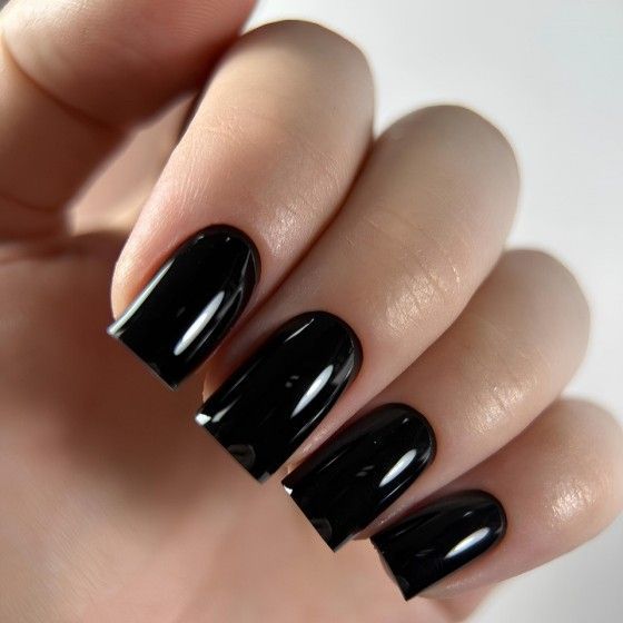 Гель-лак Dark Gel Polish №02 чорний, 6 мл DGP0206 фото