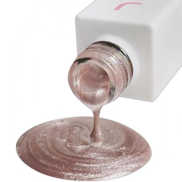 Камуфлирующая база JOIA vegan Magic Cat Base, 04 Sparkle nude, бежевый с серебряными переливами, 8 мл KBJVMB04 фото