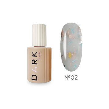 Камуфлююча база DARK PRO Base Potal 2 з рожево-блакитними вкрапленнями фольги, 15 мл DPB0215 фото