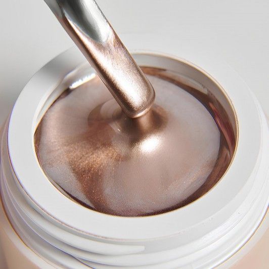 Гель-краска DARK Rose Gold metal Gel Paint, 5 г, золотой DpaintRose фото
