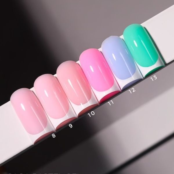 Гель для нарощування SAGA Professional Builder Gel Pastel Color 10 тепло-рожевий, 15 мл SGBP10 фото