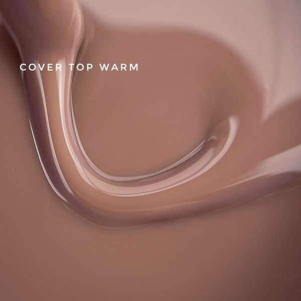 Топ без липкого шару TOUCH Cover Top Warm молочний шоколад, 13 мл TCT16 фото