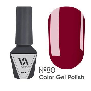 Гель-лак Valeri Color №80 красный, 6 мл GVA080 фото