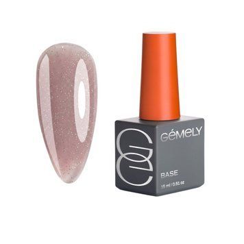 Камуфлирующая база Gemely / Gemely Neo Cover base 033, бежевая с блестками, 15 мл KBGN33 фото