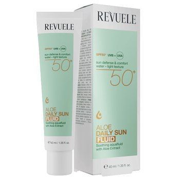 Флюид солнцезащитный для лица REVUELE Aloe Daily Sun Fluid SPF 50+, 40 мл KOSRVL27 фото