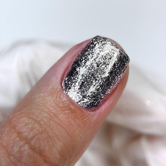 Декоративный гель DARK Diamond Gel 01, 5 г, серебряный DDG01 фото