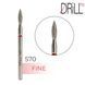 Фреза алмазная DRILL ME №570 Кукуруза 2.5 мм, красная насечка DRILLME570 фото 1