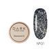Декоративный гель DARK Diamond Gel 01, 5 г, серебряный DDG01 фото 1