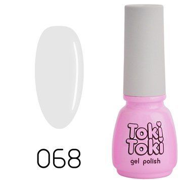Гель-лак Toki Toki 068, 5 мл, білий TT068 фото