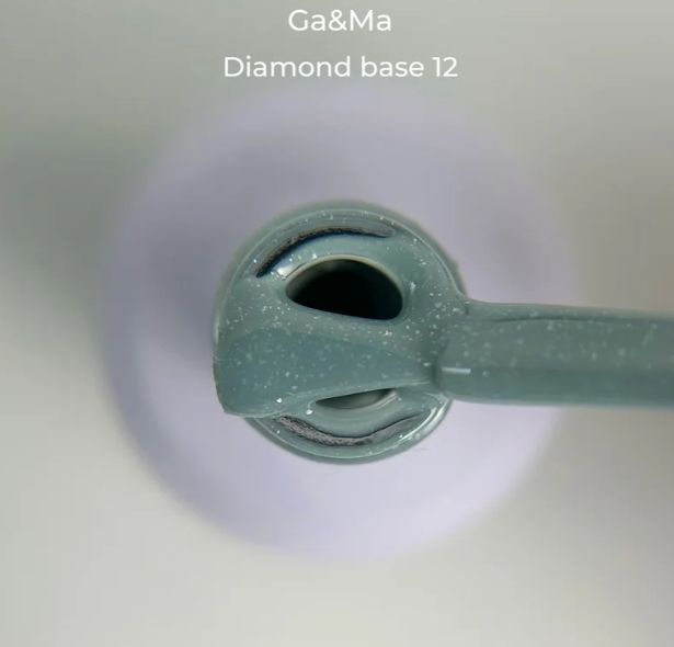 Камуфлирующая база GA&MA Diamond 012 изумрудный с шиммером, 15 мл KBGAD12 фото