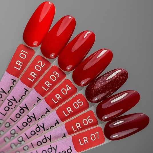 らる Купити Гель-лак Toki-Toki Lady in Red 07, червоний вітражний, 5 мл