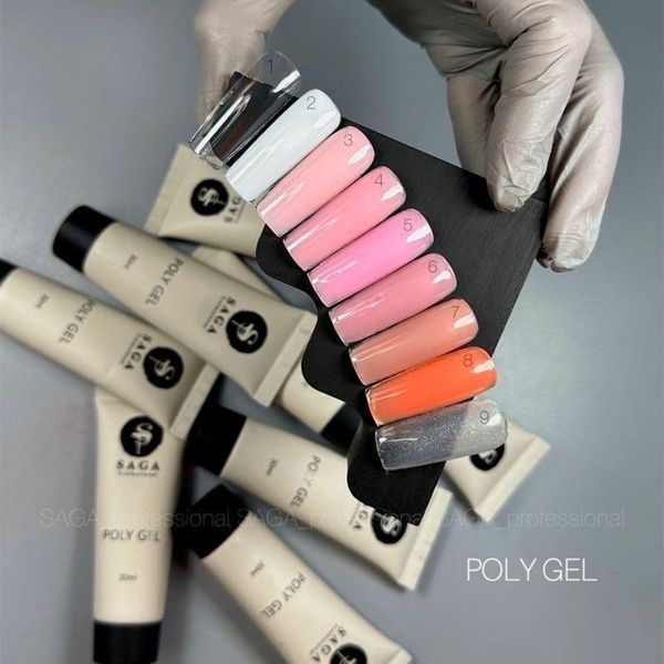 Полігель Saga Professional Poly Gel New 03 ніжно-рожевий, 30 мл PGSG03 фото