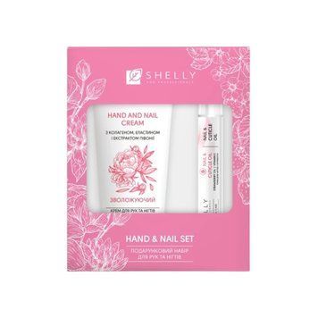 Подарунковий набір Shelly Hand and Nail Set, крем і олійка для рук та нігтів SHEL39 фото