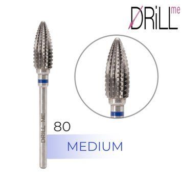 Фреза твердосплавна DRILL ME №80 Кукурудза 5.9 мм, синя насічка DRILLME80 фото
