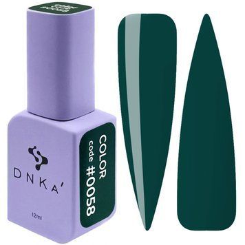 Гель-лак DNKa' Gel Polish Color №0058 Зелений малахіт, 12 мл DNKa0058 фото