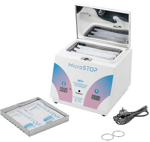 Високотемпературна сухожарова шафа(cухожар) для стерилізації Microstop M1+ Rainbow SM1 фото