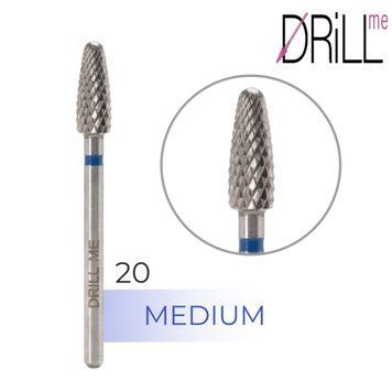 Фреза твердосплавна DRILL ME №20 Кукурудза 4.9 мм, синя насічка DRILLME20 фото