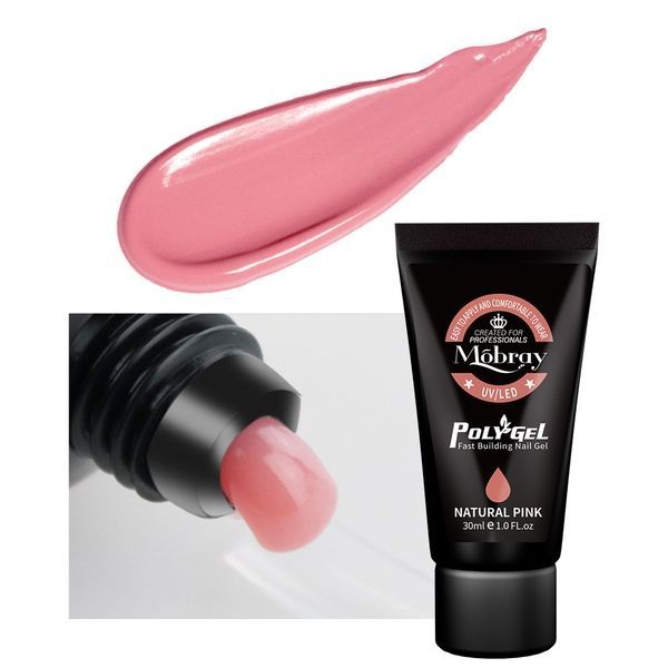 Полигель Mobray 30 мл, №009 Natural Pink PM3009 фото