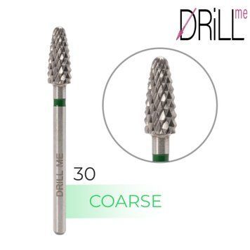 Фреза твердосплавна DRILL ME №30 Кукурудза 4.9 мм, зелена насічка DRILLME30 фото
