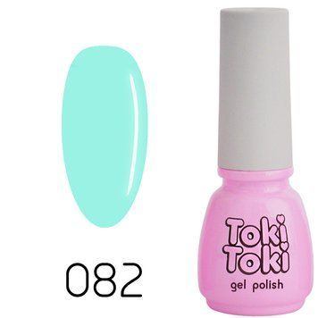 Гель-лак Toki Toki 082, 5 мл, небесно-блакитний TT082 фото