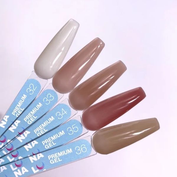 Гель для наращивания LUNAmoon Premium Gel 35 темный розово-бежевый, 30 мл GPLUNA3035 фото