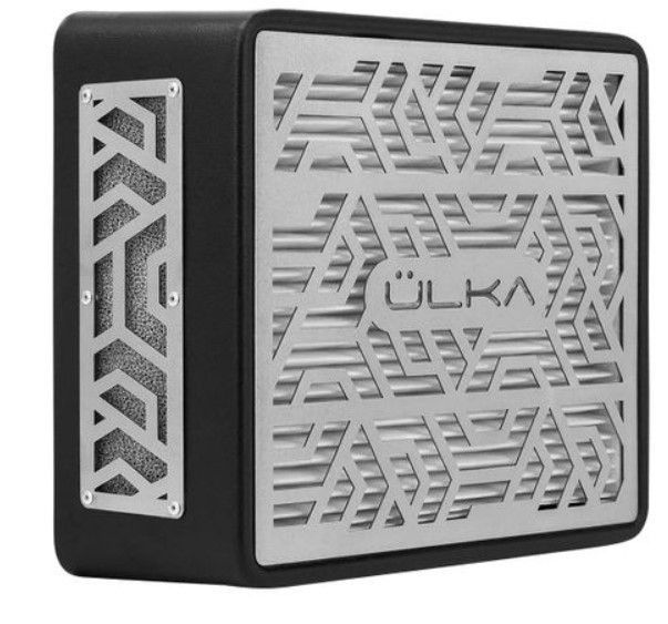 Вытяжка для педикюра ULKA Premium черная со стойкой черной, 52 Вт V26 фото