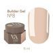 Гель для наращивания VALERI Builder Gel 08 бежевый, 15 мл BGVA08 фото 1