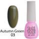 Гель-лак Toki-Toki Autumn Green 03, темно-оливковый, 5 мл