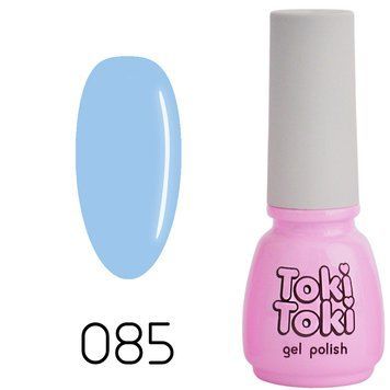 Гель-лак Toki Toki 085, 5 мл, світло-блакитний TT085 фото