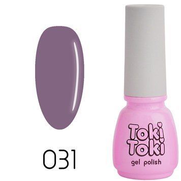 Гель-лак Toki Toki 031, 5 мл, пастельно-фіолетовий TT031 фото