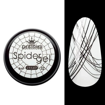 Гель-павутинка DESIGNER Spider gel, s2, чорний DIZP2 фото