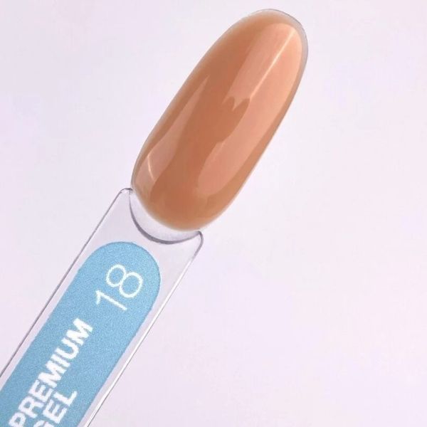 Гель для нарощування LUNAmoon Premium Gel 18 кавовий, 50 мл GPLUNA5018 фото