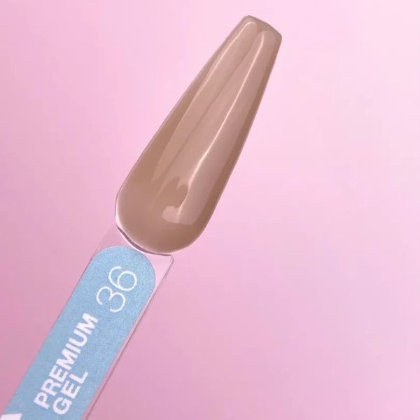 Гель для наращивания LUNAmoon Premium Gel 36 коричнево-бежевый, 50 мл GPLUNA5036 фото
