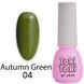 Гель-лак Toki-Toki Autumn Green 04, зелено-оливковый, 5 мл