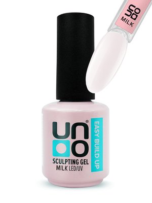 Моделюючий Гель UNO (Sculpting Gel), 15 мл, Milk GU7 фото