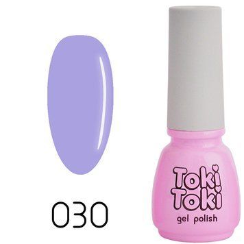 Гель-лак Toki Toki 030, 5 мл, пастельно-ніжно-фіолетовий TT030 фото