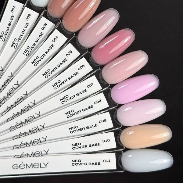 Камуфлююча база Gemely / Gemely Neo Cover base 011, молочний напівпрозорий, 15 мл KBGN11 фото