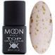 Матовый топ для ногтей без липкого слоя MOON FULL GOLD MAT, золотая поталь, 8 мл T26 фото