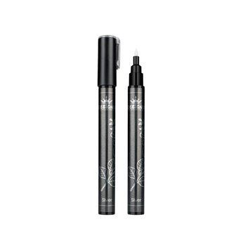 Ручка для дизайну нігтів Designer professional Chrom Metal Nail Pen, срібло GNPS01 фото