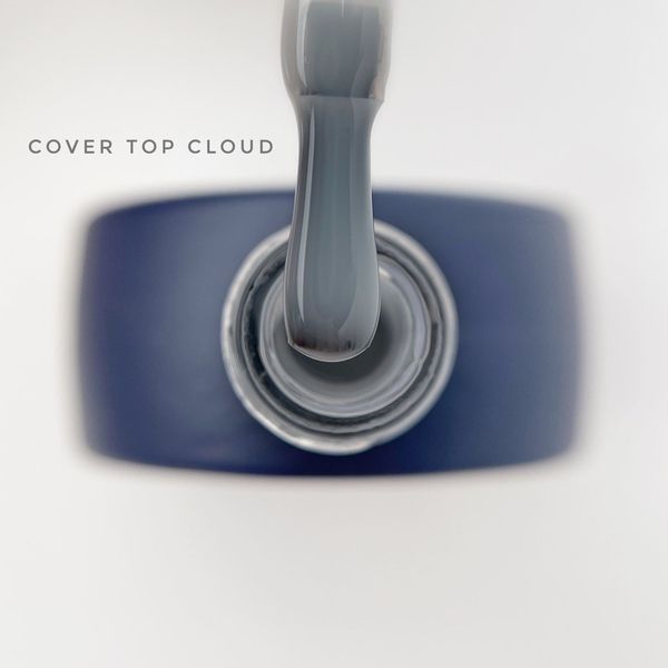 Топ без липкого шару TOUCH Cover Top Cloud молочно-сірий, 13 мл TCT04 фото