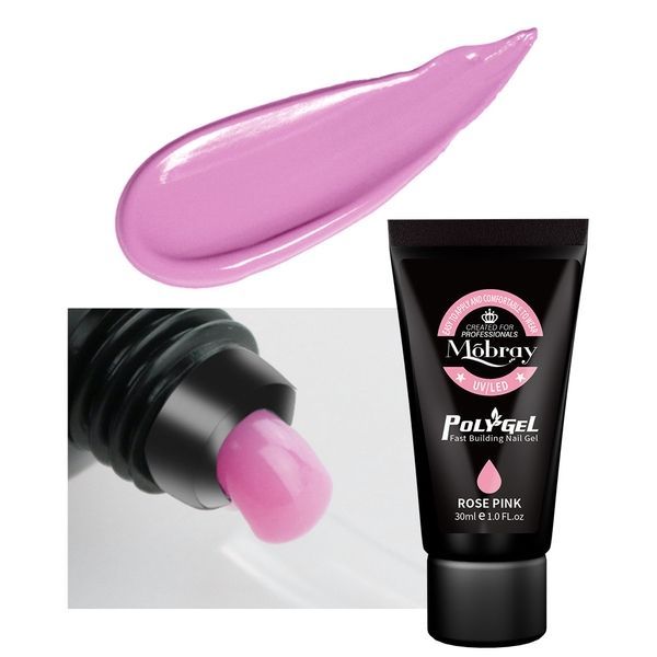Полигель Mobray 30 мл, №008 Rose Pink PM3008 фото