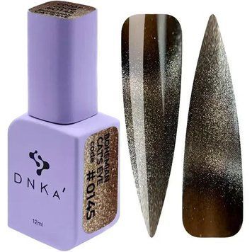 Гель-лак DNKa' Gel Polish Bohemian Cat Eye №145 молочний шоколад з шимером, 12 мл DNKa145 фото